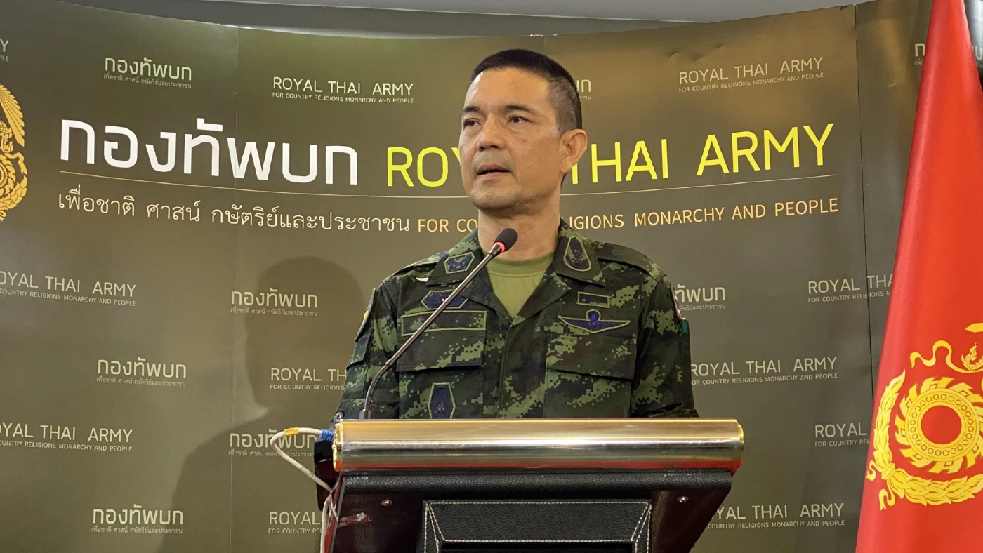 ทหารไทย "เสียชีวิต 1 รอยืนยัน 1 เจ็บ​ 8 นาย​" เฝ้าระวังสนาม​บิน​ ย้ำใช้ F-16 เร่งทำลายฐานยิงอาวุธไกล​-ตึกกาสิโน​กัมพ​ูชา