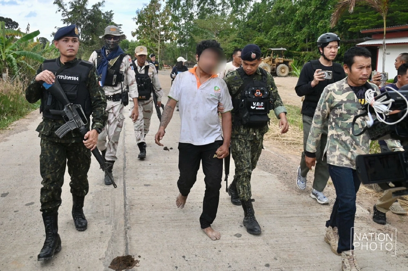 คุมตัวชายต้องสงสัยชายแดนสุรินทร์ หวั่นเป็นสายลับให้กัมพูชา