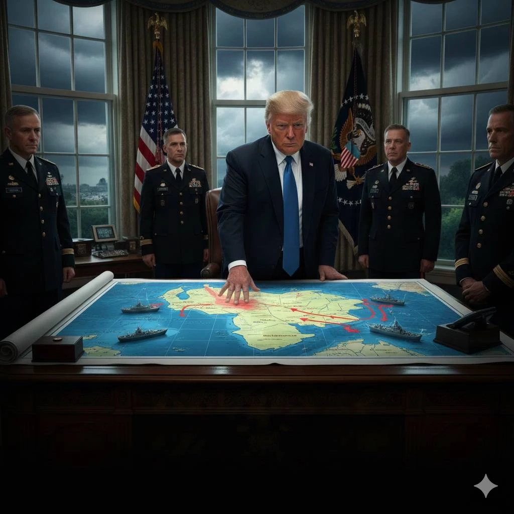 "ทรัมป์" เตรียมสั่งบุก "เวเนซุเอลา" หลังสกัดเรือขนส่งน้ำมันดิบ ปิดล้อมเส้นทางการเดินเรือ