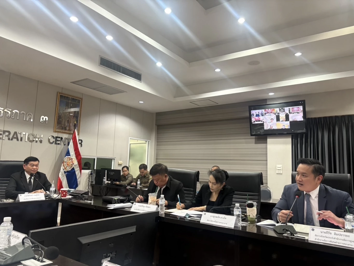 อธ.อัยการลงพื้นที่ประชุม ผบช.ภ.3 สอบเสธ.ทหารมัดพ่อลูกตระกูลฮุน