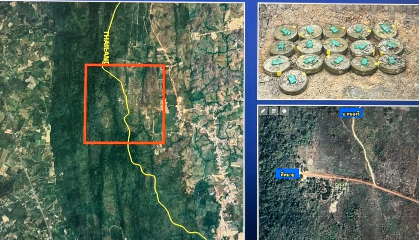 ทร.ปูพรมค้นบ้าน 3 หลัง จ.ตราด กลายเป็นคลังแสง พบทุ่นระเบิดเพียบ