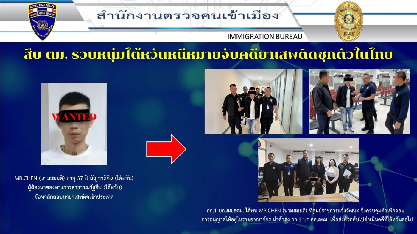 ตม.โชว์ผลงานจับ "จีนเทา-แก๊งค้ามนุษย์-ยาเสพติด" หนีกบดานไทย