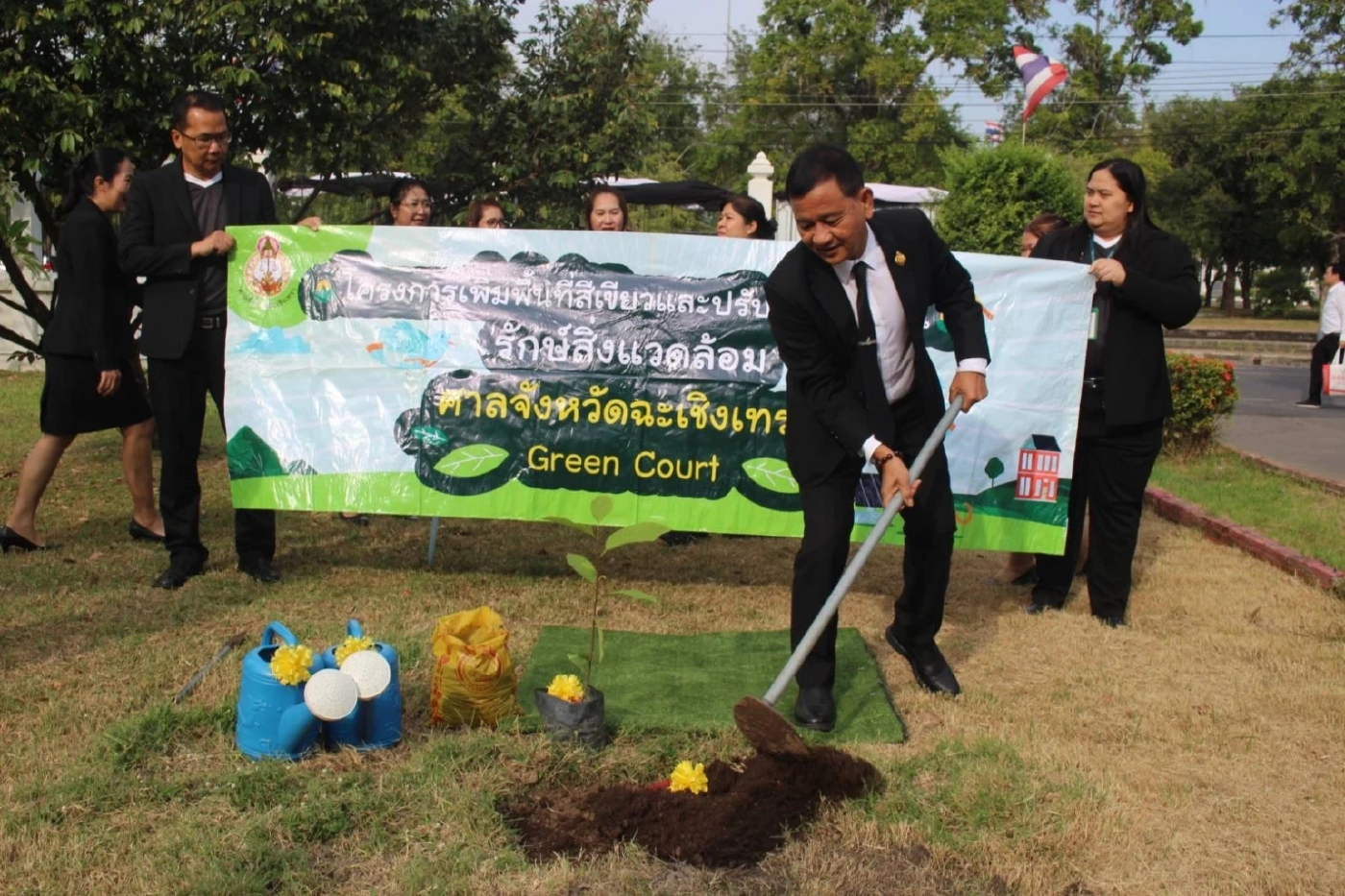 อธ.ศาลภ.2 ตรวจเยี่ยมศาลเเปดริ้ว กำชับนโยบาย ปธ.ศาลฎีกา