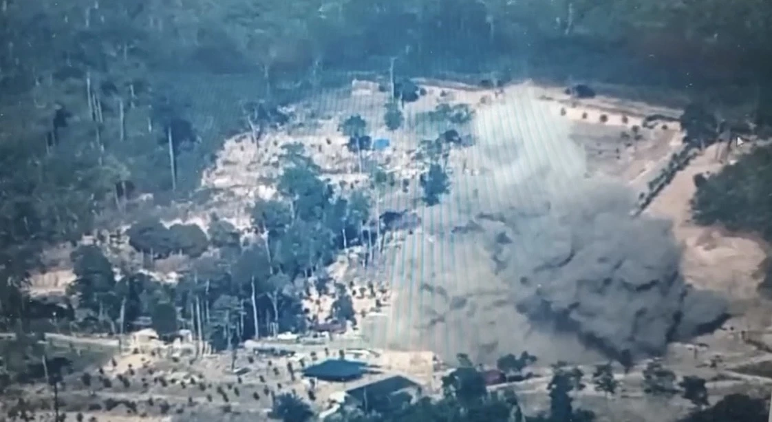 เปิดภาพ ทอ.เก็บแต้ม ถล่มทหาร BHQ-ผบ.หน่วย ขณะยกฝูงไปบัญชาการรบ