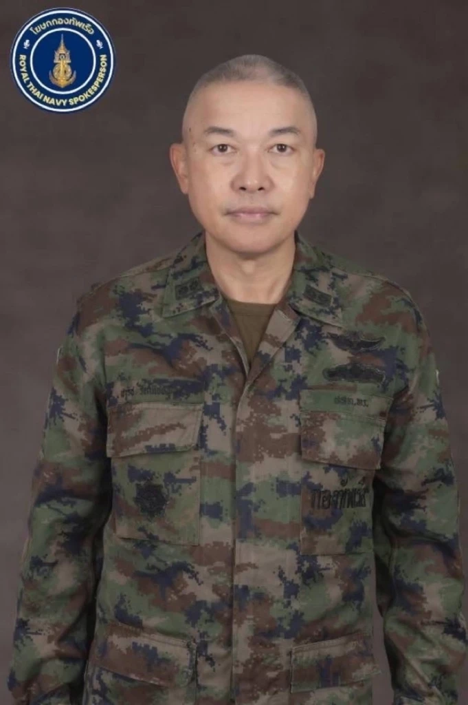 พลเรือตรี ปารัช รัตนไชยพันธ์ โฆษกกองทัพเรือ 