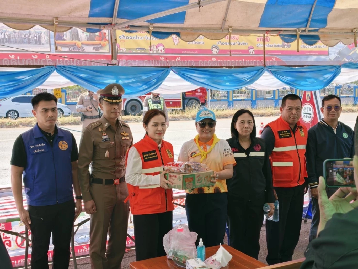 ตร.โนนสูง เปิดด่านตรวจ-จุดบริการ ลดอุบัติเหตุปีใหม่ 2569