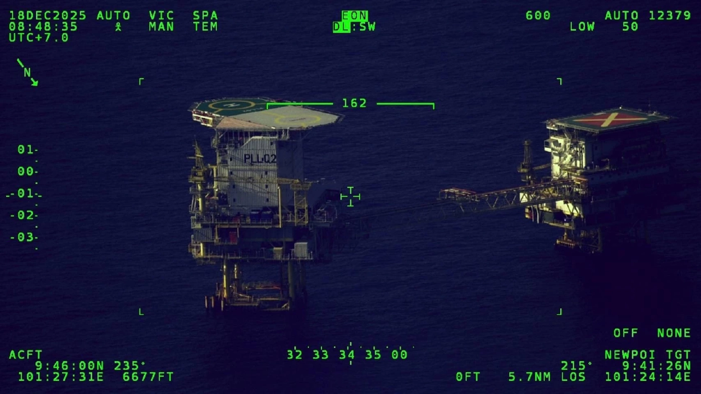 “กัมพูชา” เหิม ส่งโดรนก่อกวนแท่นขุดเจาะน้ำมันไทยกลางทะเล