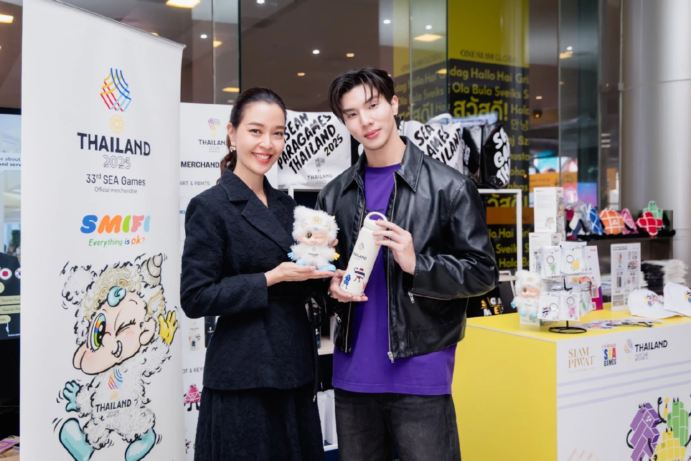สยามพิวรรธน์ชวนเชียร์ทีมไทยซีเกมส์ 2025 พร้อมเปิดบู๊ทจำหน่ายของที่ระลึก