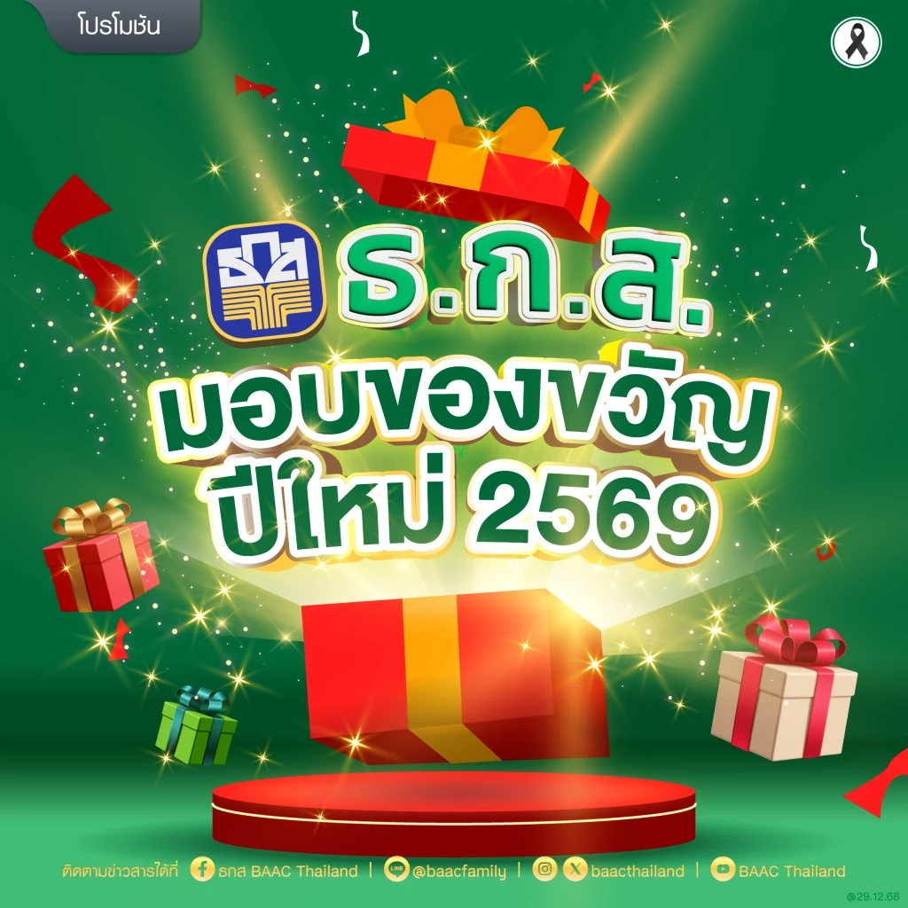 ธ.ก.ส. อัดแคมเปญปีใหม่ ช่วยลูกค้าลดภาระหนี้-เสริมความคุ้มครอง