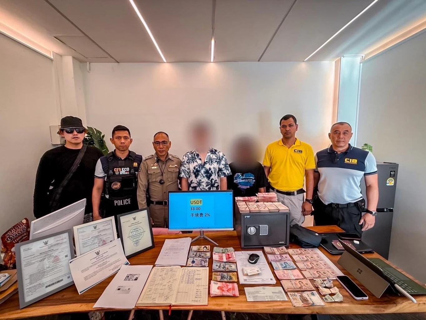 CIB ทลาย 10 คดีดังแห่งปี 2568 เขย่าวงการผ้าเหลือง-สแกมเมอร์