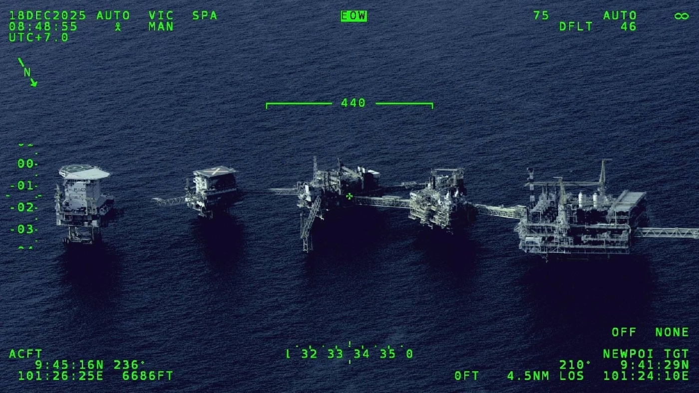 “กัมพูชา” เหิม ส่งโดรนก่อกวนแท่นขุดเจาะน้ำมันไทยกลางทะเล