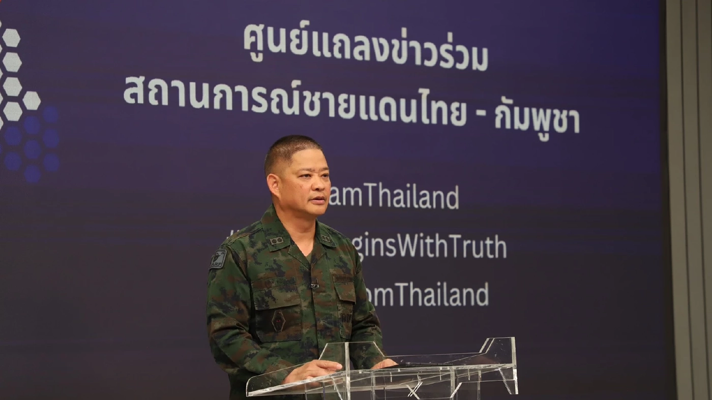 กองทัพไทย ย้ำจุดยืนตอบโต้ "กัมพูชา" แยกเป้าหมายทาง "ทหาร" ออกจาก "ประชาชน" ชัดเจน