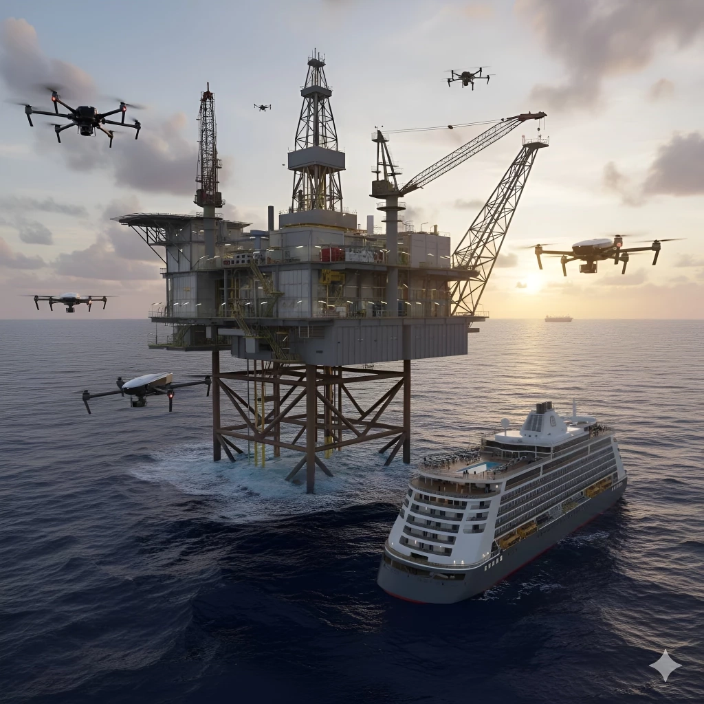 ด่วน! ห้าม "ล่องเรือ-บินโดรน" รัศมี 500 เมตร จาก "แท่นขุดน้ำมัน" มีความผิดก่อวินาศกรรม