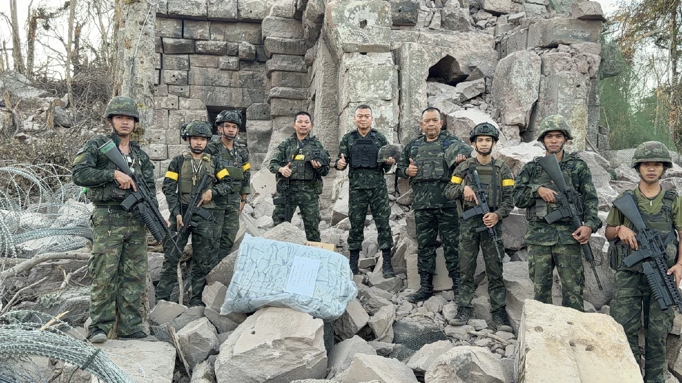 “แม่ทัพกุ้ง” ลุยปราสาทตาควาย-เนิน 350 สดุดีทหารกล้าสละชีพรักษาแผ่นดิน