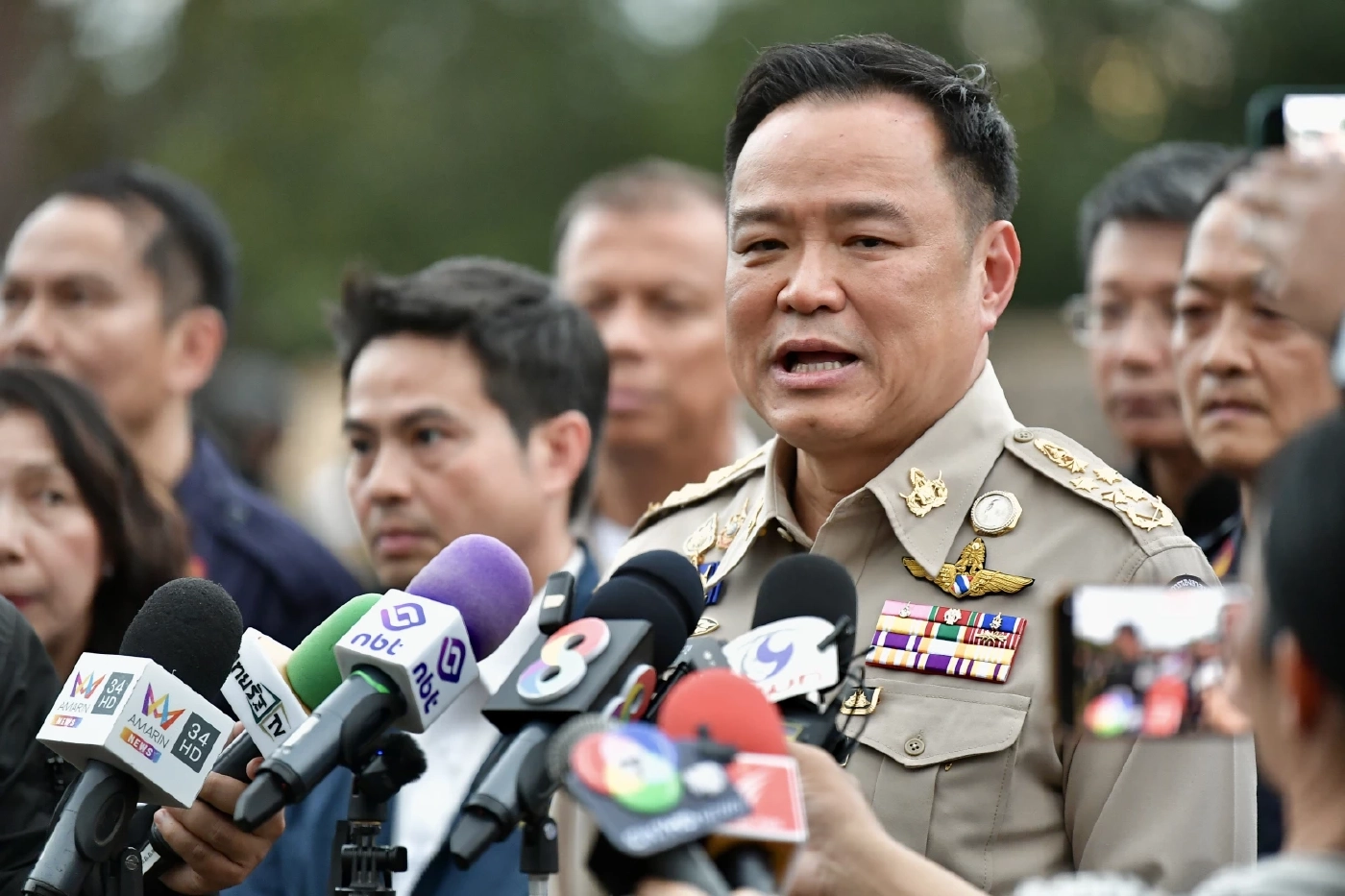 นายอนุทิน ชาญวีรกูล นายกรัฐมนตรี และรัฐมนตรีว่าการกระทรวงมหาดไทย