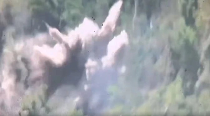 ภาพการโจมตีปราสาทตาควาย