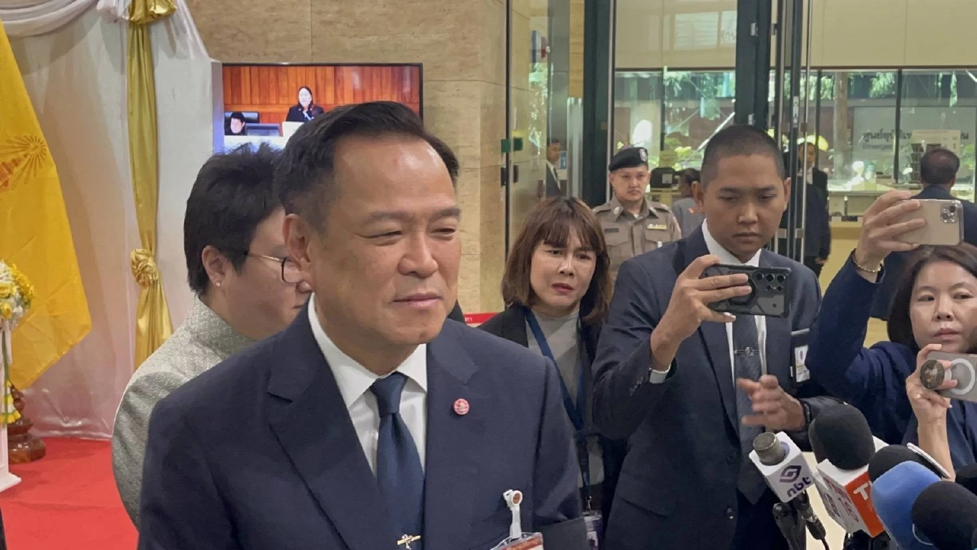 “อนุทิน” รับร่างยุบสภาไว้แล้ว เชื่อไม่กระทบสถานการณ์ชายแดนไทยกัมพูชา