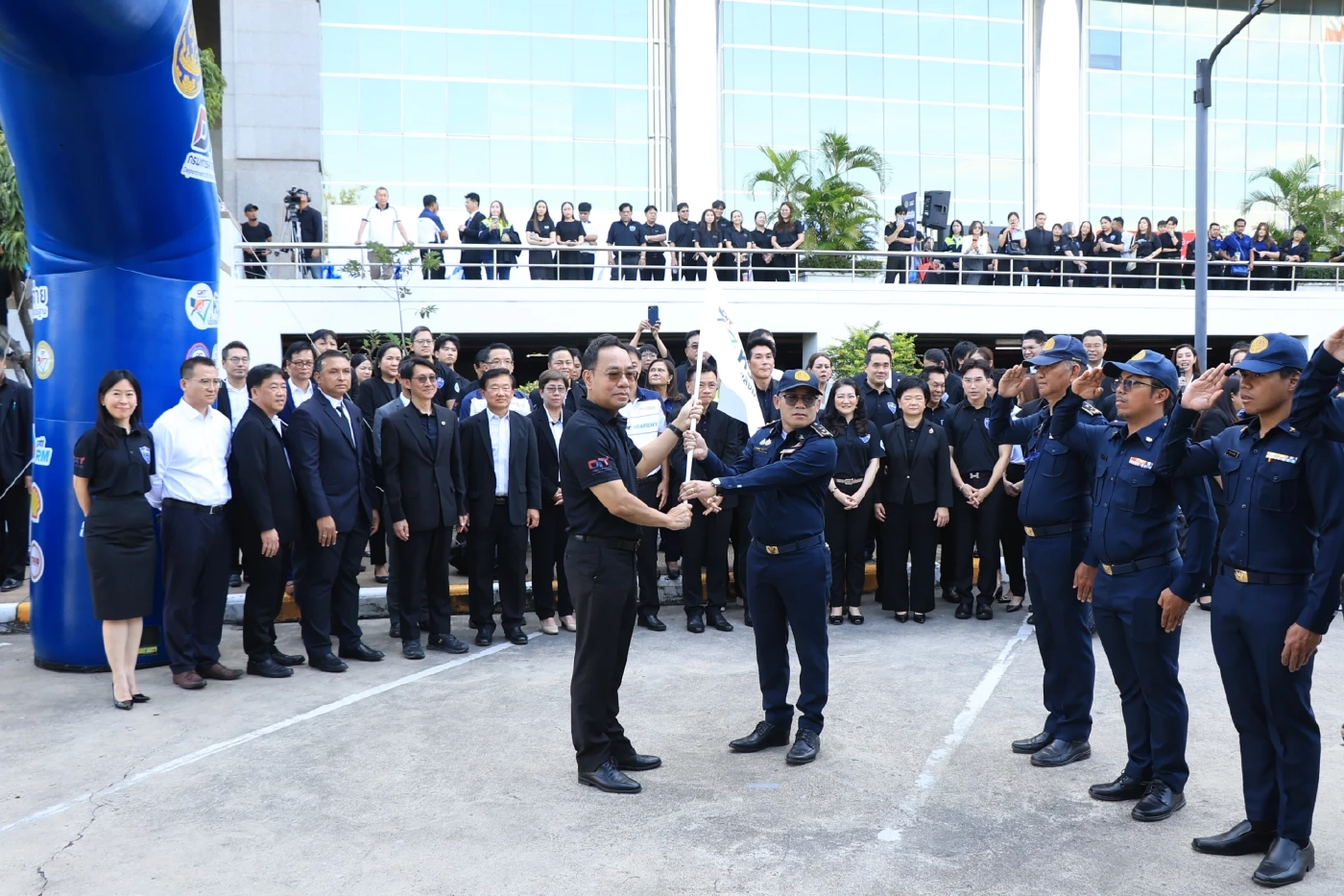 SUSCO ร่วมพิธีปล่อยขบวนรถสายตรวจเฉพาะกิจ และประชาสัมพันธ์สัญลักษณ์ป้ายโครงการหัวจ่ายเชื้อเพลิงมาตรฐาน