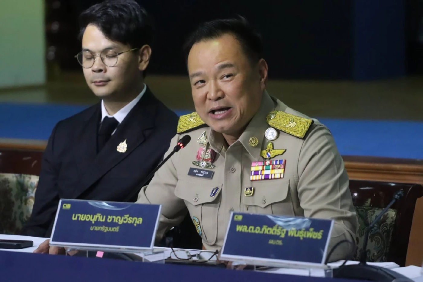 นายอนุทิน ชาญวีรกูล นายกรัฐมนตรี และรัฐมนตรีว่าการกระทรวงมหาดไทย