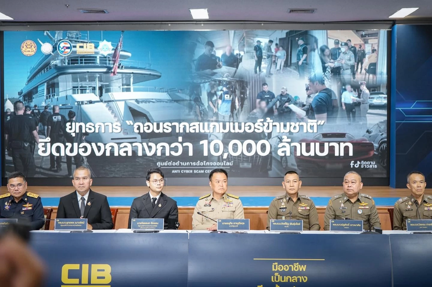 CIB ทลาย 10 คดีดังแห่งปี 2568 เขย่าวงการผ้าเหลือง-สแกมเมอร์