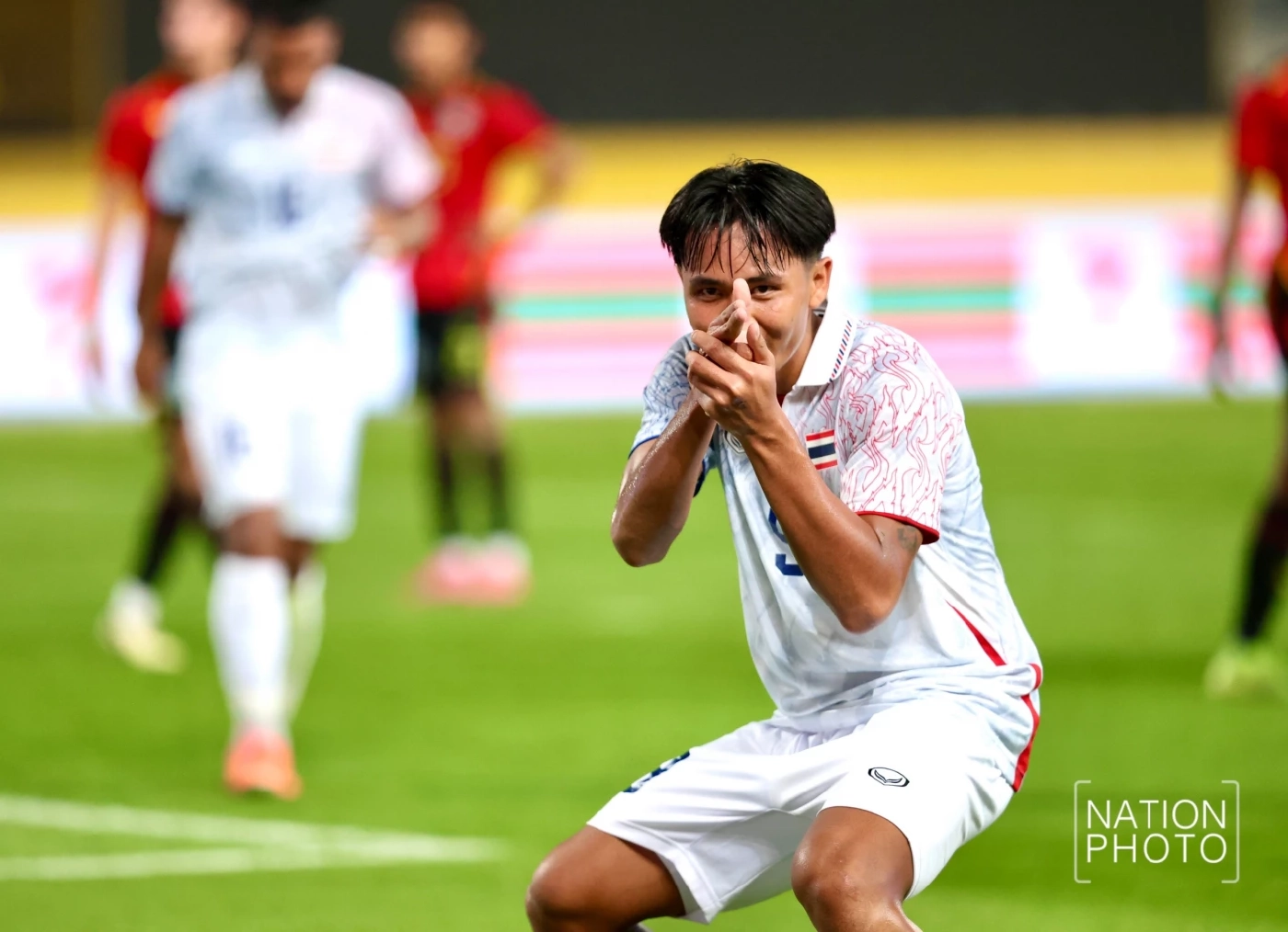 ไทยประเดิมสวย! ถล่มติมอร์ฯ 5-0 “ยศกร” กดแฮตทริกพาทีมซิว 3 แต้มแรกซีเกมส์