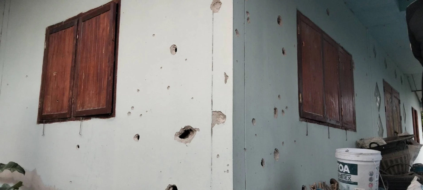 ประณาม "กัมพูชา" ยิงกระสุนปืน ค.–ปืนใหญ่ ตกใส่บ้านพลเรือน จ.สระแก้ว