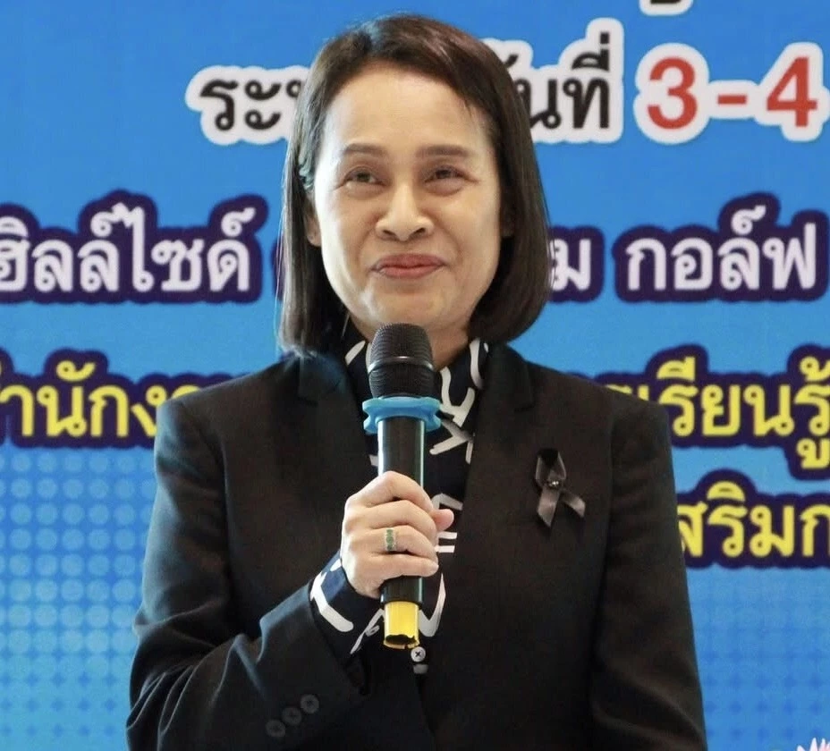 กนกวรรณ วิลาวัลย์ อดีต รมช.ศึกษาธิการ ในงานบรรยายวิชาการที่ อ.ประจันตคาม เมื่อต้นเดือน ธ.ค.นี้