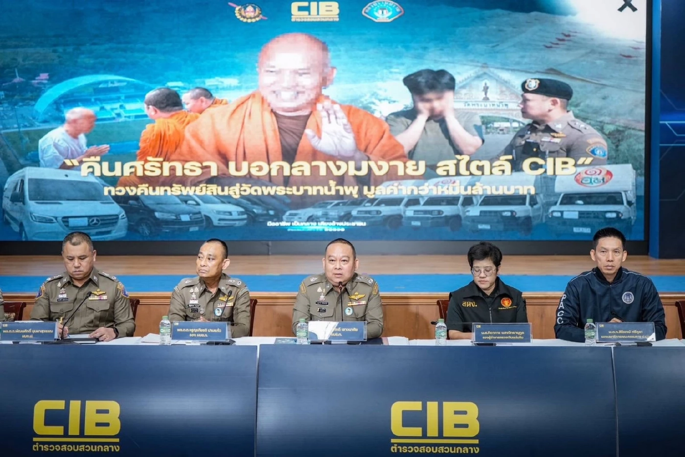 CIB ทลาย 10 คดีดังแห่งปี 2568 เขย่าวงการผ้าเหลือง-สแกมเมอร์