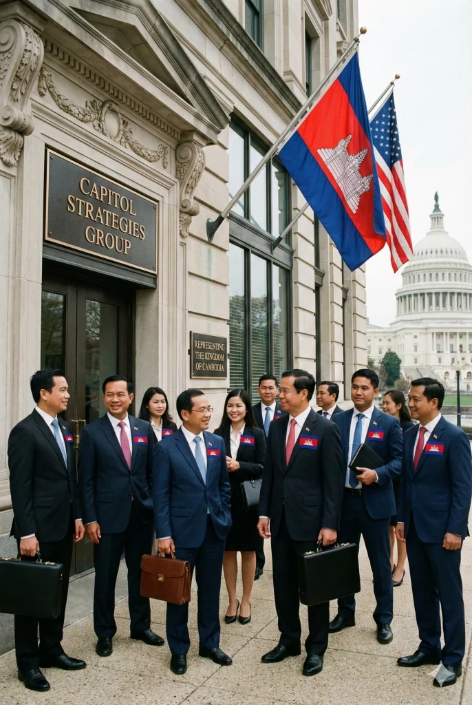 เปิดรายชื่อบริษัทล็อบบี้ยิสต์มะกัน รับเงินรัฐบาลกัมพูชาลวงโลก