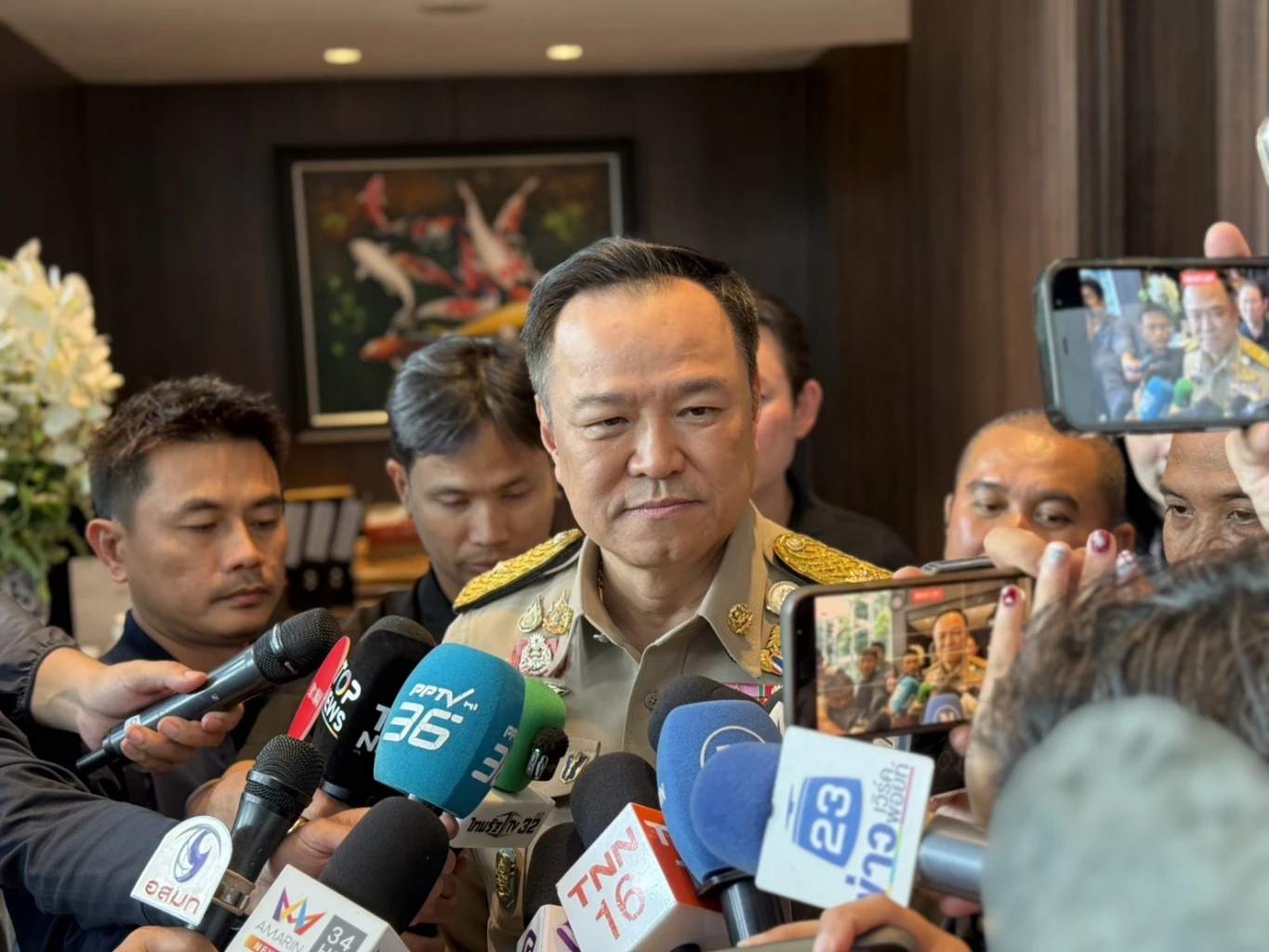 นายอนุทิน ชาญวีรกูล นายกรัฐมนตรี และรัฐมนตรีว่าการกระทรวงมหาดไทย