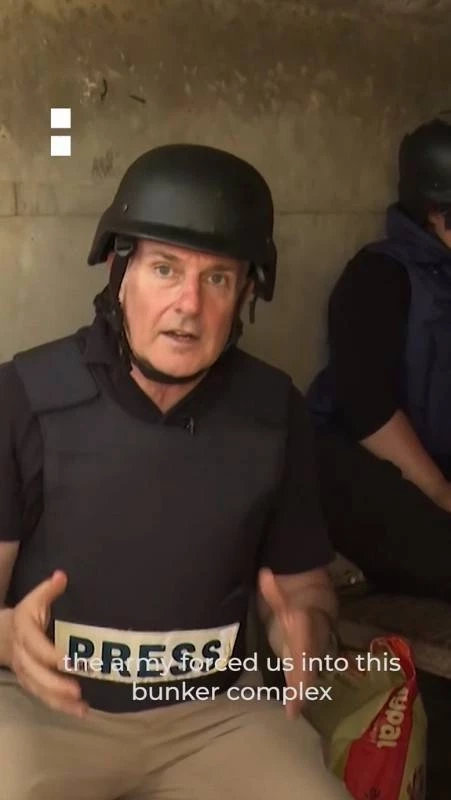 เปิดคลิป! ผู้สื่อข่าวอัล จาซีรา ติดใน "บังเกอร์" ที่บ้านหนองเม็ก จ.ศรีสะเกษ ท่ามกลาง "กัมพูชา" ยิงด้วยจรวด BM-21