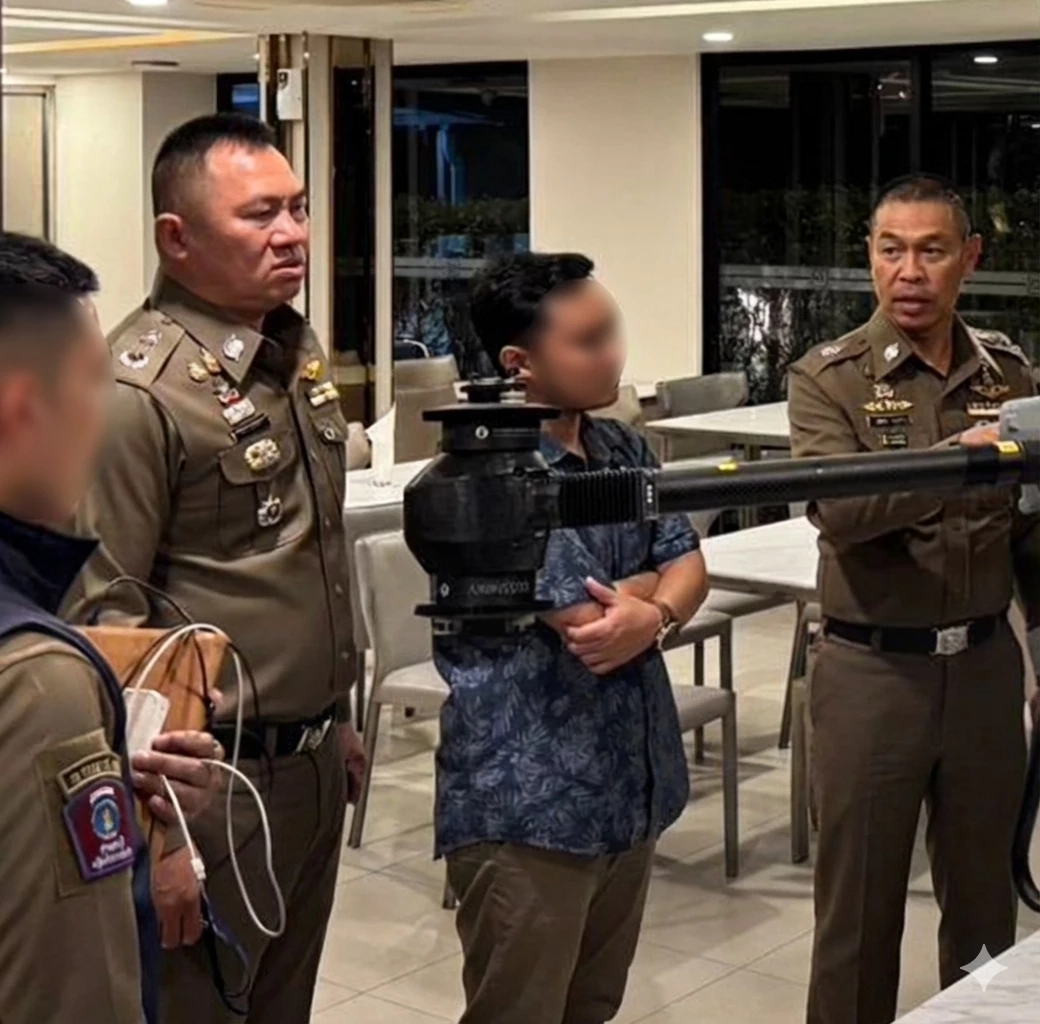 จับได้แล้ว 4 เมียนมา บินโดรนป่วนสุวรรณภูมิ อ้างมารับของไปส่งขายรัฐบาลทหาร