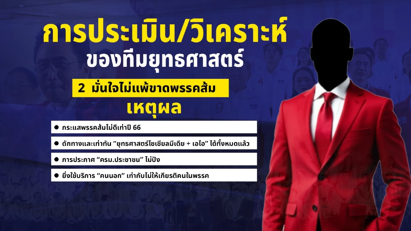 เปิดผลโพลลึกลับ “พรรคเพื่อไทย” พกความมั่นใจ แย่ที่สุด “เราได้ที่ 2”