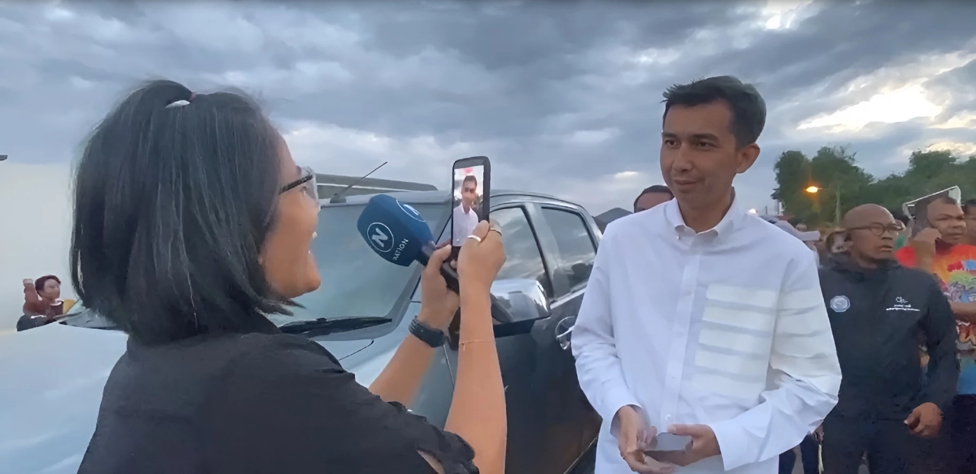 เปิดคลิปเคลียร์ใจ! “ชนนพัฒฐ์-เดชอิศม์” จับมือชูกล้าธรรมผงาดใต้