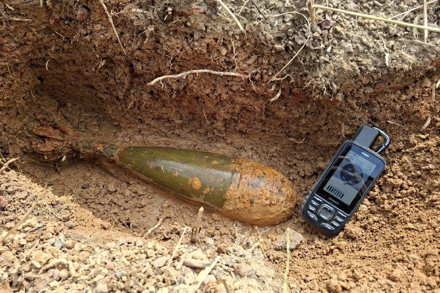 ศทช. กวาดล้าง "ทุ่นระเบิด" จ.ตราด พบลูกระเบิด 120 มม. ยังไม่บึ้ม 1 ลูก