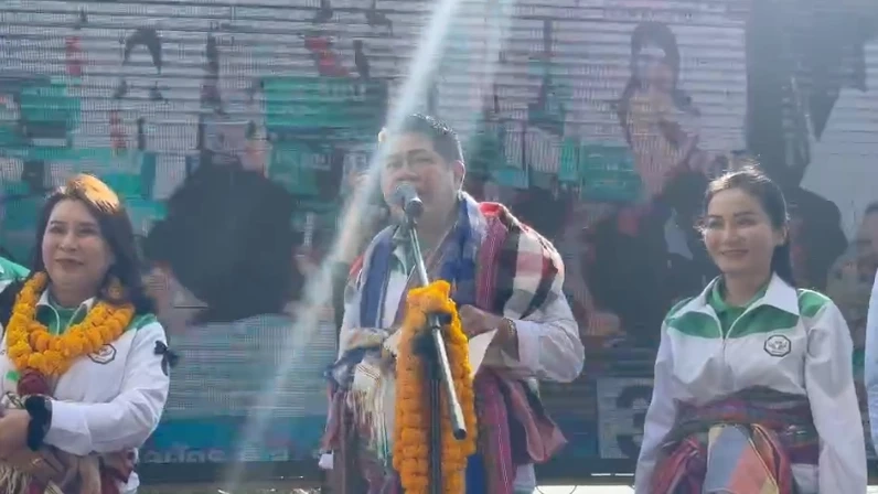 “ธรรมนัส-นฤมล” ปราศรัยร้อยเอ็ด-ขอนแก่น ลั่นเดินหน้าเปลี่ยน ส.ป.ก.เป็นโฉนด