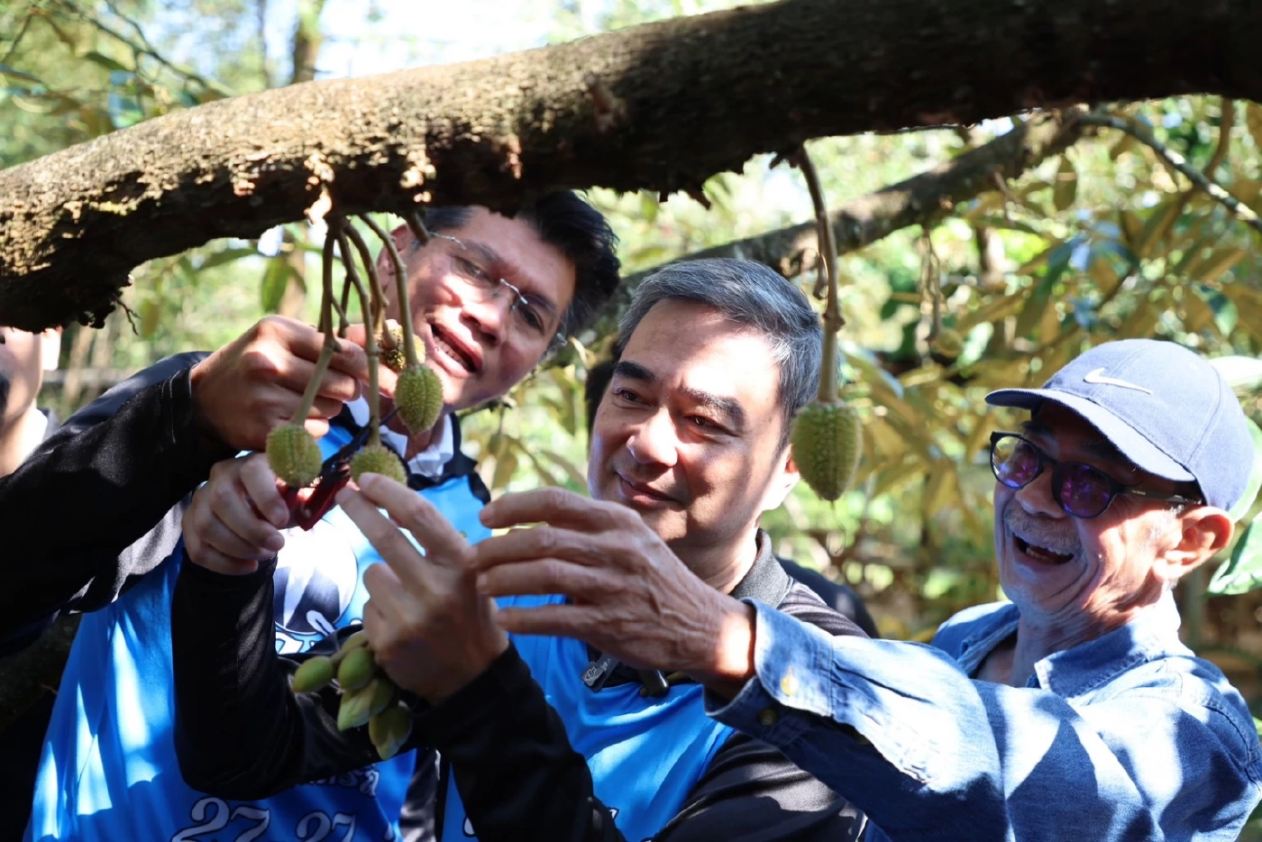 “อภิสิทธิ์” ลุยสวนทุเรียนจันทบุรี-ตราด ย้ำการเมืองสุจริต ศก.โต