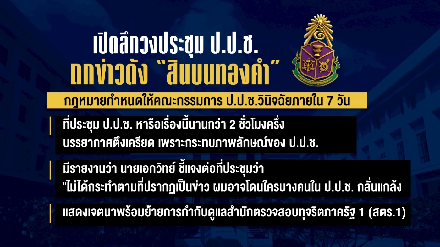 ผ่าตัวละคร...คดี “สินบน” ร้อน!ทองคำ 246 บาท ทำไมต้อง “เอกวิทย์”