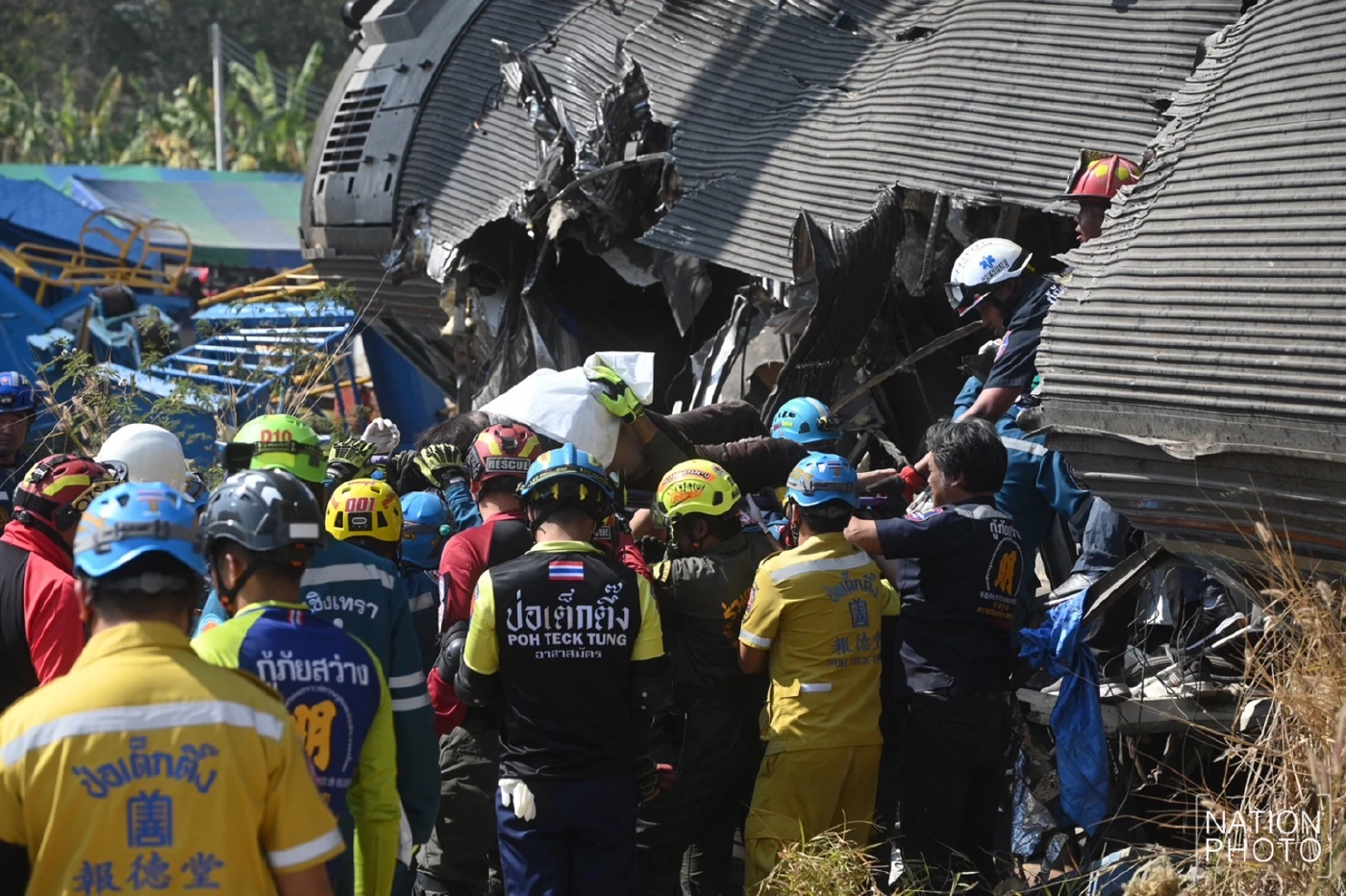 ญาติโล่งใจ หลัง 3 พ่อแม่ลูกมีชื่อปรากฏเสียชีวิตจาก "เครนถล่มรถไฟ" พบแค่บาดเจ็บ