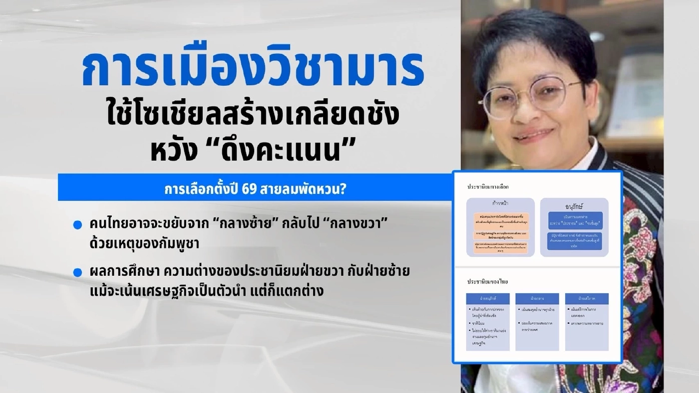 “ดร.ถวิลวดี” ชี้การเมืองวิชามาร เหลี่ยมการเมืองยุค AI : ใครจอมเฟค?