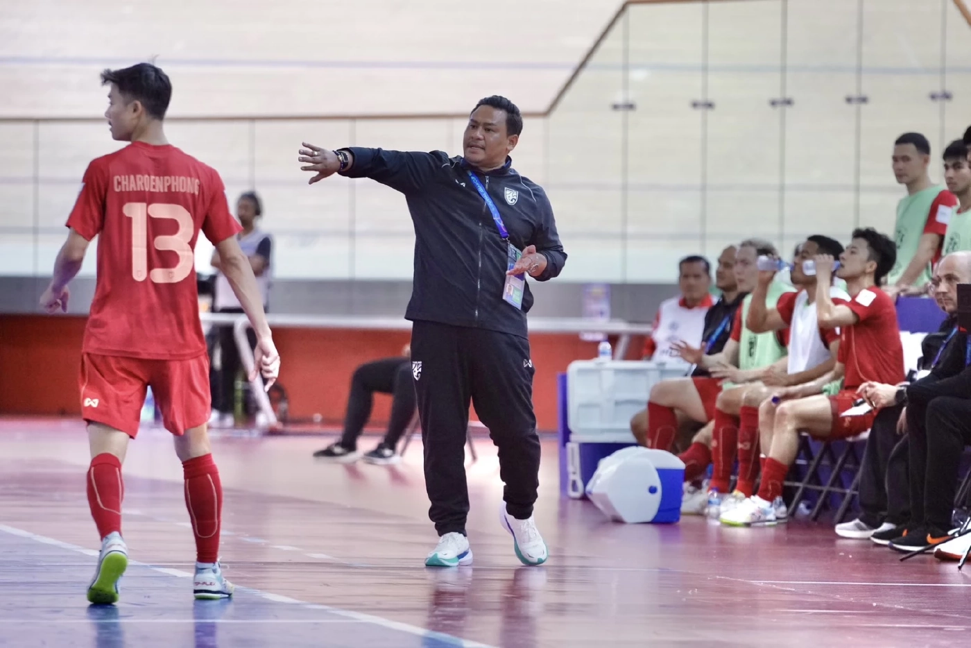 ฟุตซอลไทย ถล่มคูเวต 6-1 ลิ่วน็อกเอาต์ชิงแชมป์เอเชีย 2026