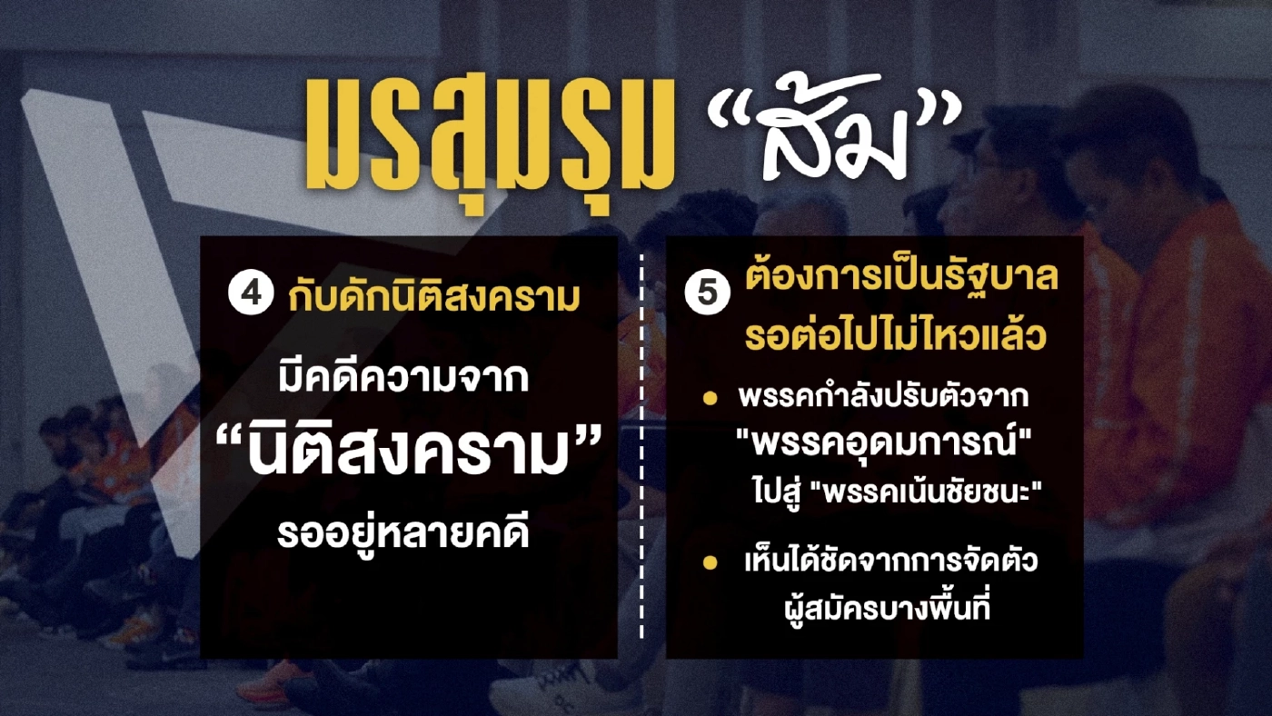 ถอดรหัส “ดุสิตโพล” ส้มอย่าเพลิน-น้ำเงินจี้ติด มรสุมรุม "ส้ม" ทำฝันสลาย