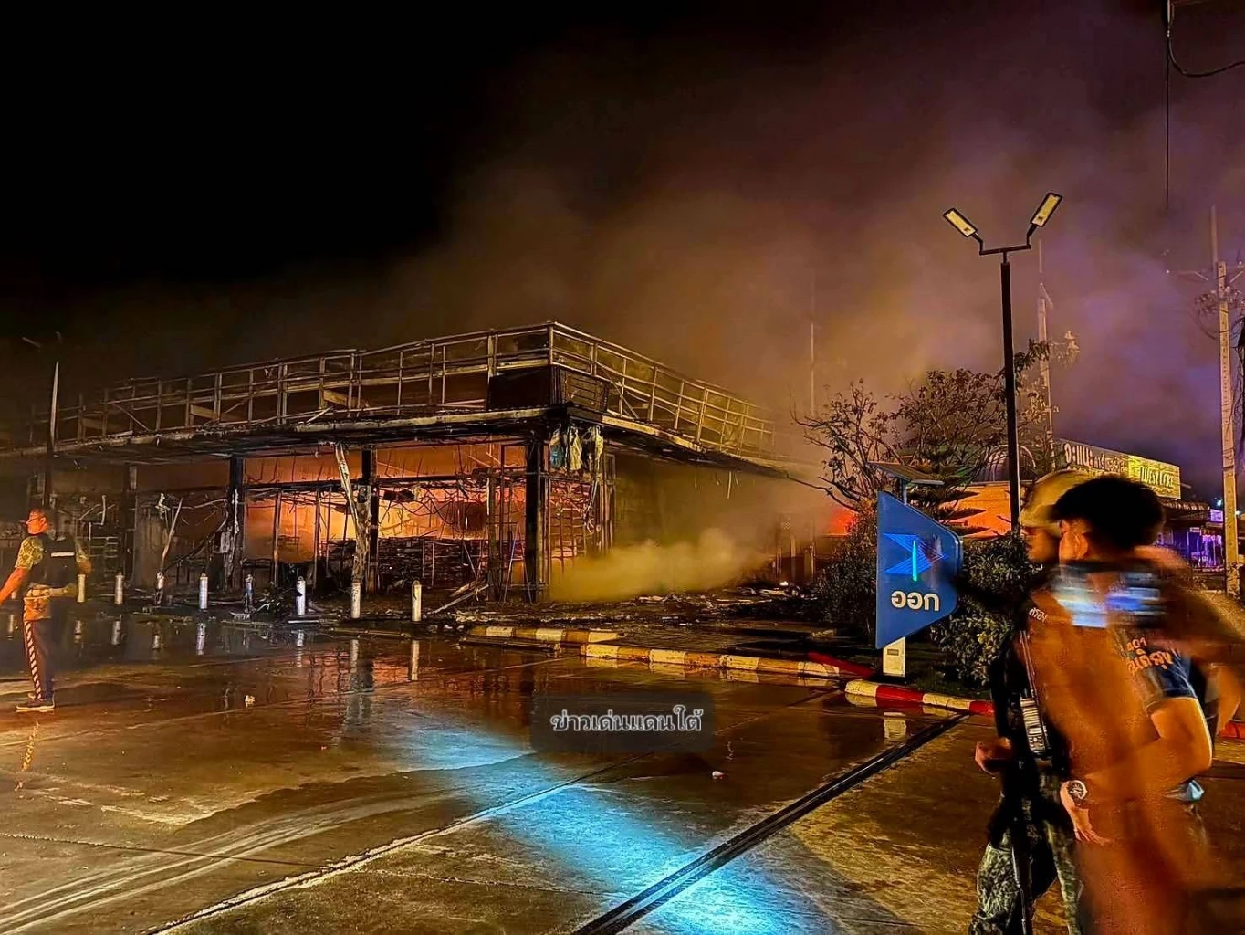 ป่วนใต้รับปี 69! บึ้ม-เผาปั๊ม ปตท. 11 จุดกระจาย 3 จังหวัดชายแดนใต้