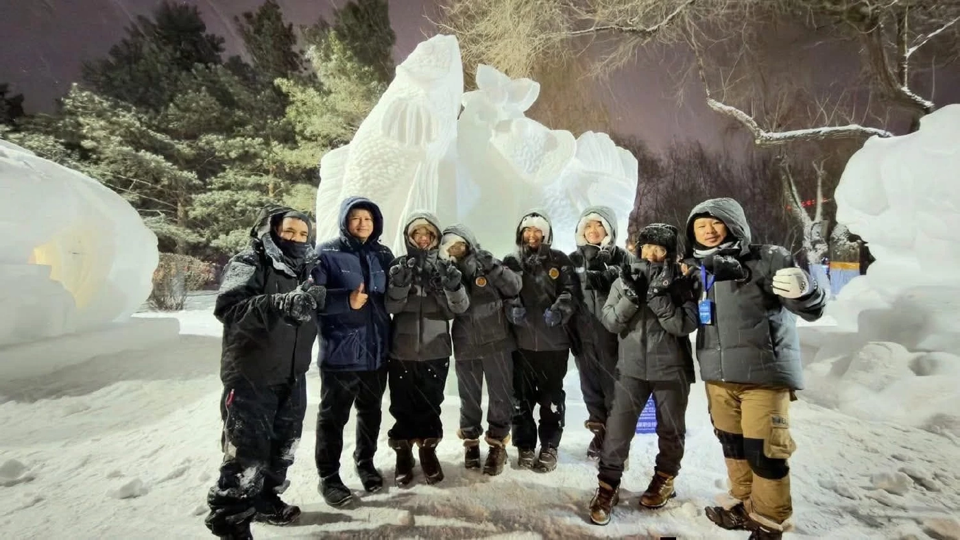 วอศ.เชียงราย-วอศ.เสาวภา คว้าแชมป์แกะสลักหิมะนานาชาติที่ฮาร์บิน