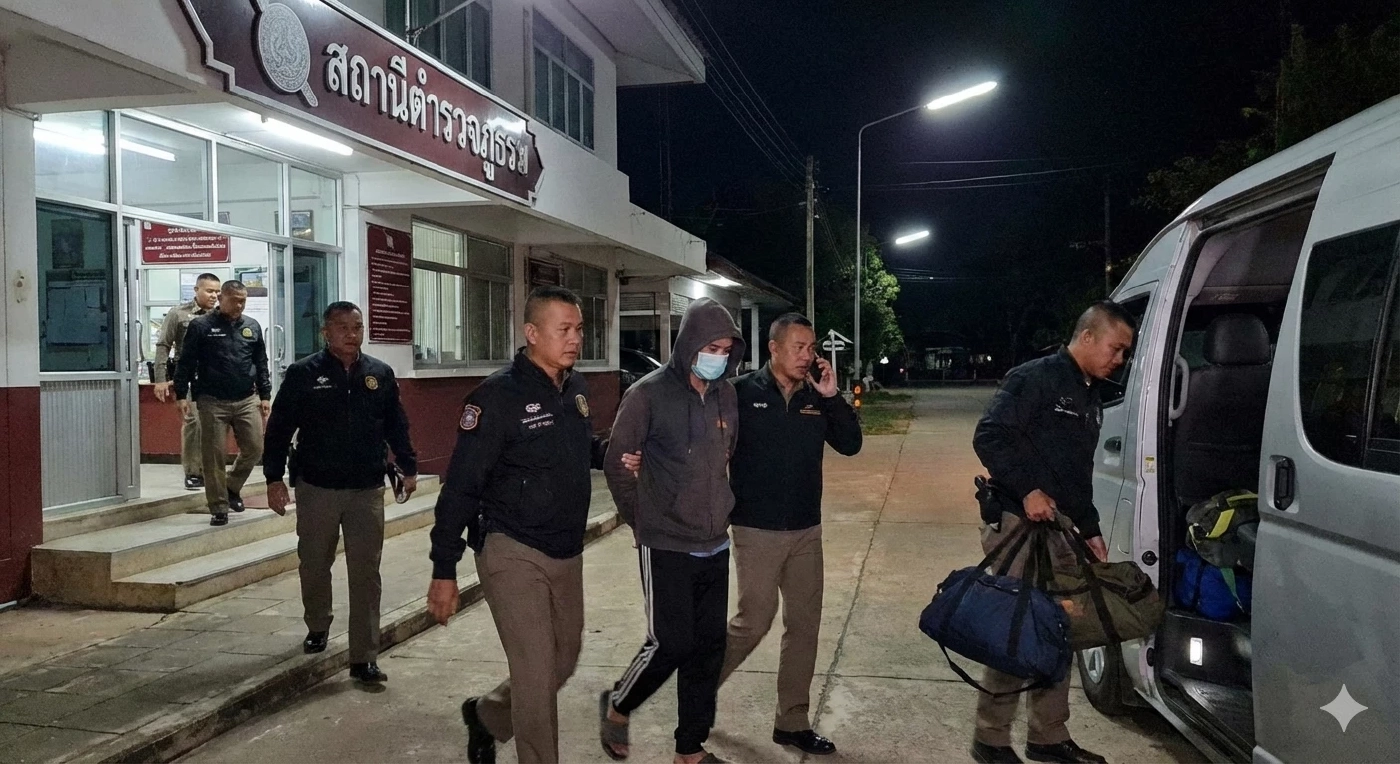 งามไส้! แฉตำรวจเอี่ยวช่วยจีนเทาออกจากห้องขัง หนีไปประเทศที่ 3