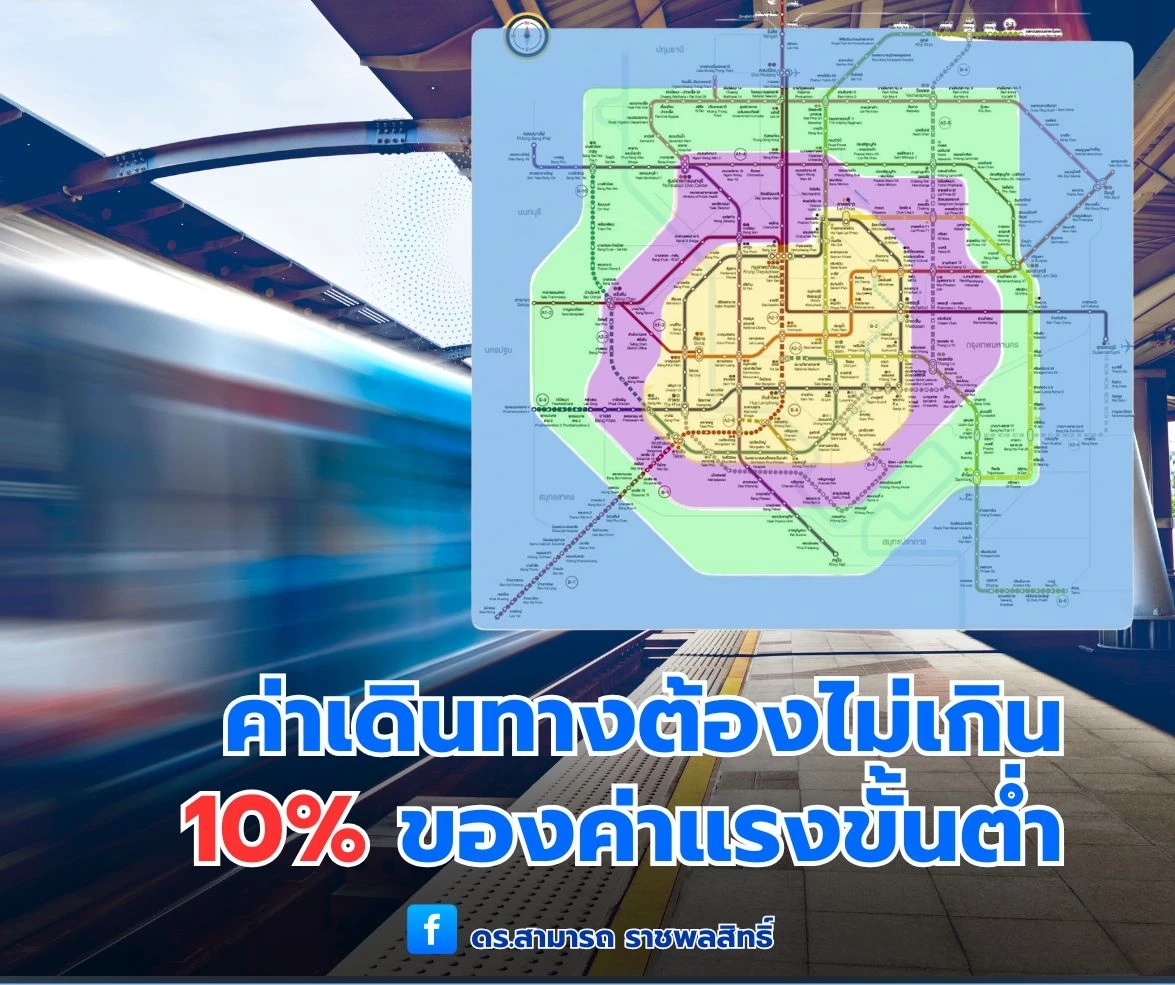 “ดร.สามารถ" ผุดไอเดียแบ่ง 4 โซน หั่นค่ารถไฟฟ้าเริ่มต้น 5 บาท!