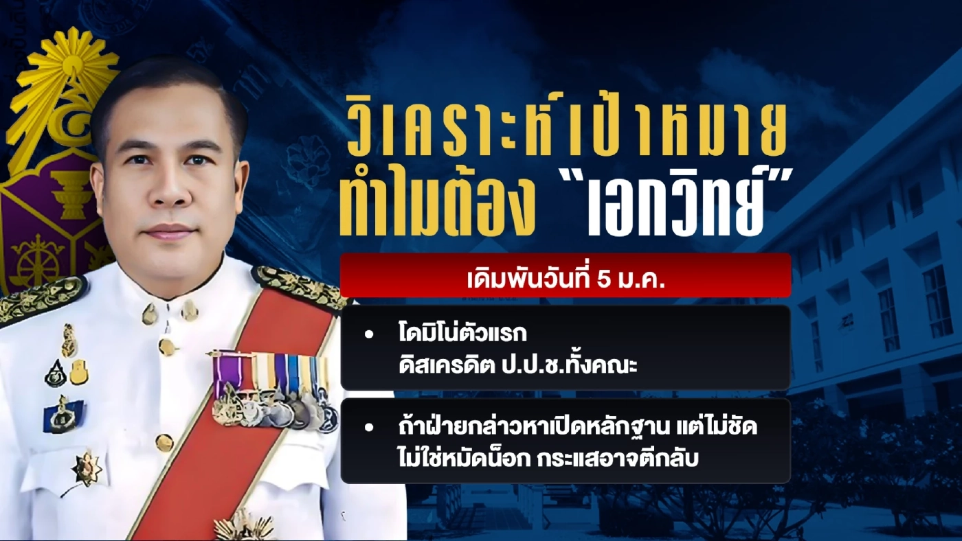 ผ่าตัวละคร...คดี “สินบน” ร้อน!ทองคำ 246 บาท ทำไมต้อง “เอกวิทย์”