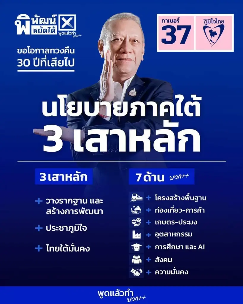 เปิดแคมเปญ "พิพัฒน์ หยัดได้" ปลุกคนใต้ทวงคืนโอกาสที่หายไป 30 ปี!