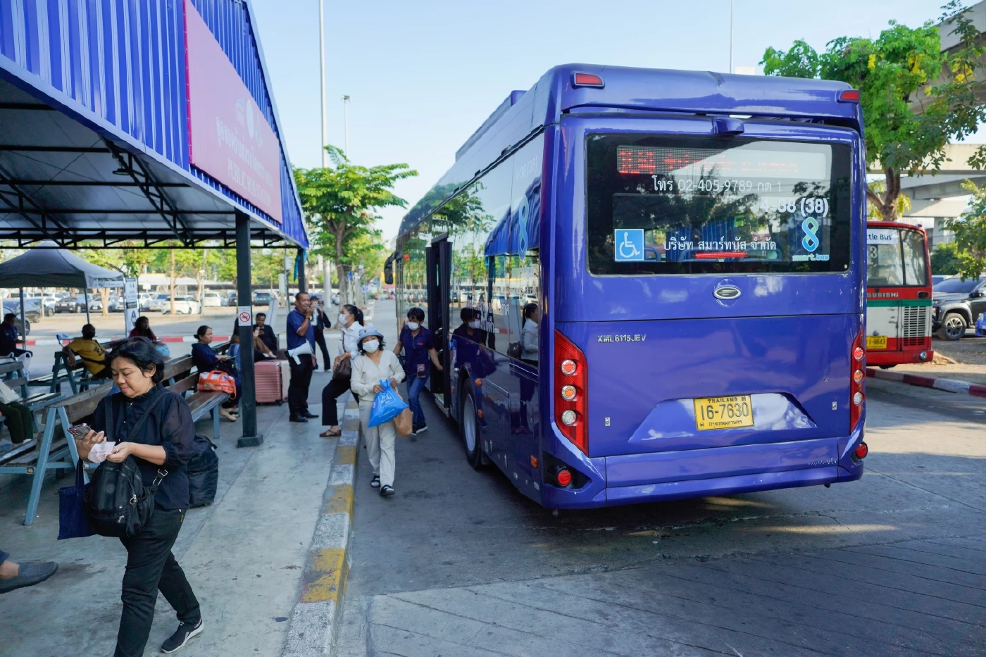 ไทย สมายล์ บัส บริการรถเมล์ไฟฟ้า 8 เส้นทาง รับ-ส่ง หมอชิต 2