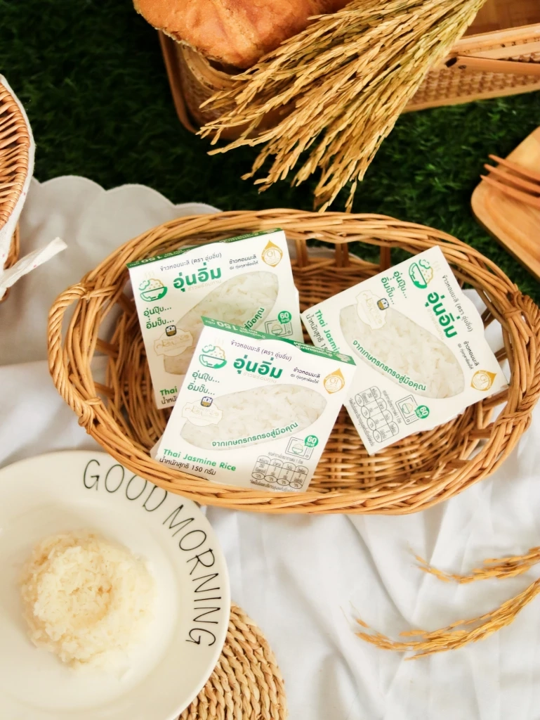 “อุ่นอิ่ม” โมเดลข้าวพร้อมทาน เปลี่ยนข้าวสารชุมชนสู่สินค้ามูลค่าสูง